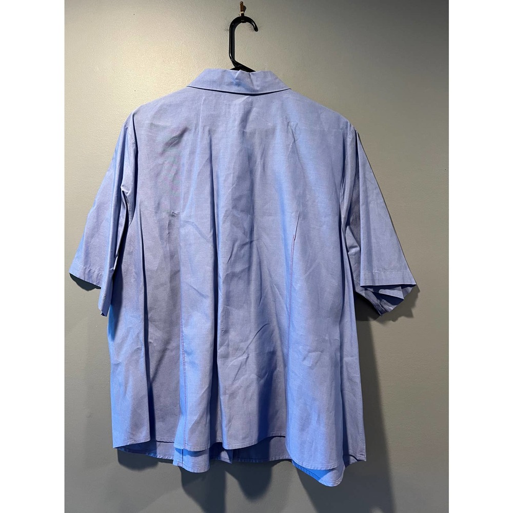 *Women's Blue TALBOTS button down blouse. - Picture 2 of 4